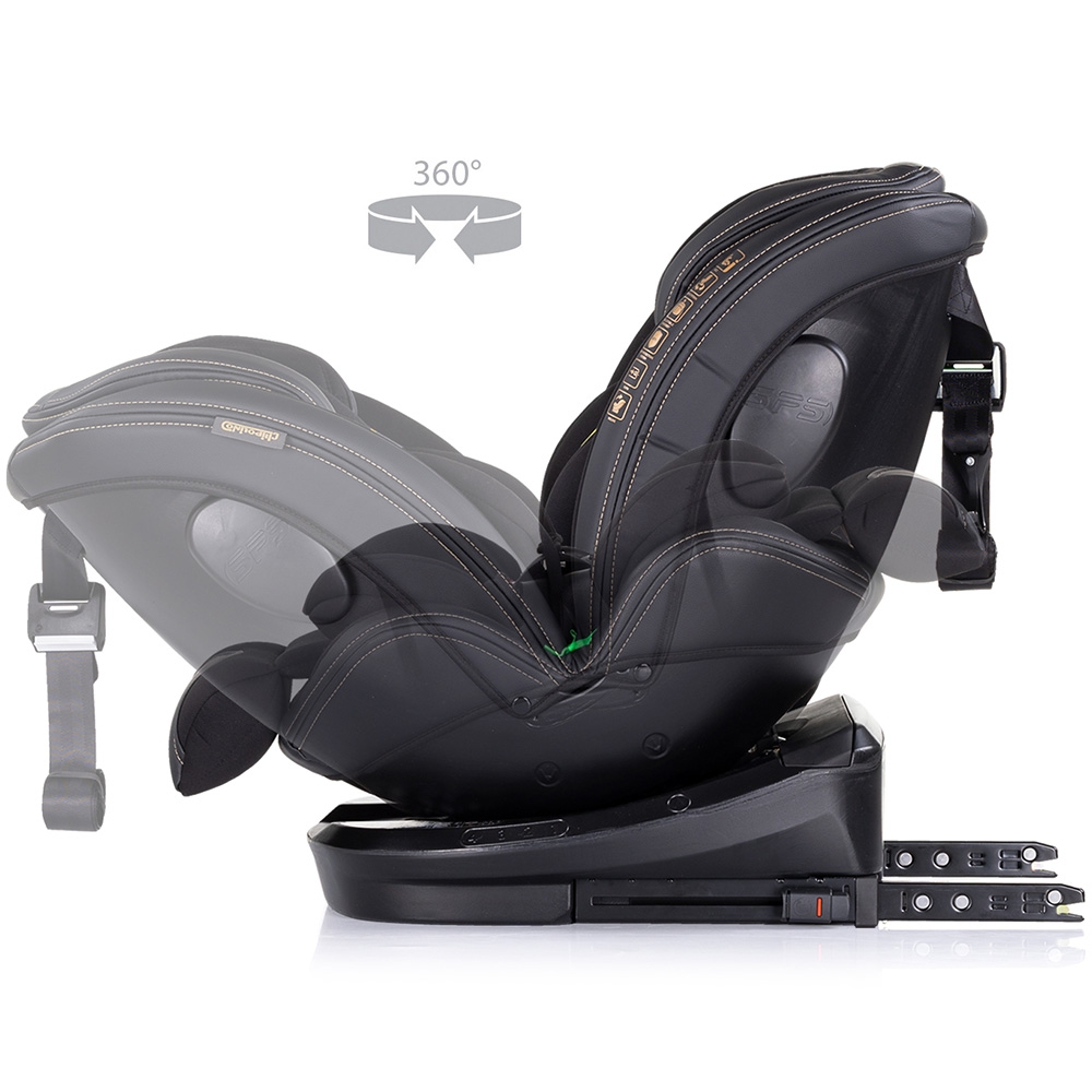 Scaun auto Chipolino Hypnotic Blackberry I-Size 40-150 cm cu sistem Isofix, Top tether, Sezut rotativ - 5