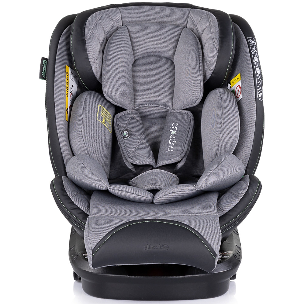 Scaun auto Chipolino Hypnotic Cloud I-Size 40-150 cm cu sistem Isofix, Top tether, Sezut rotativ