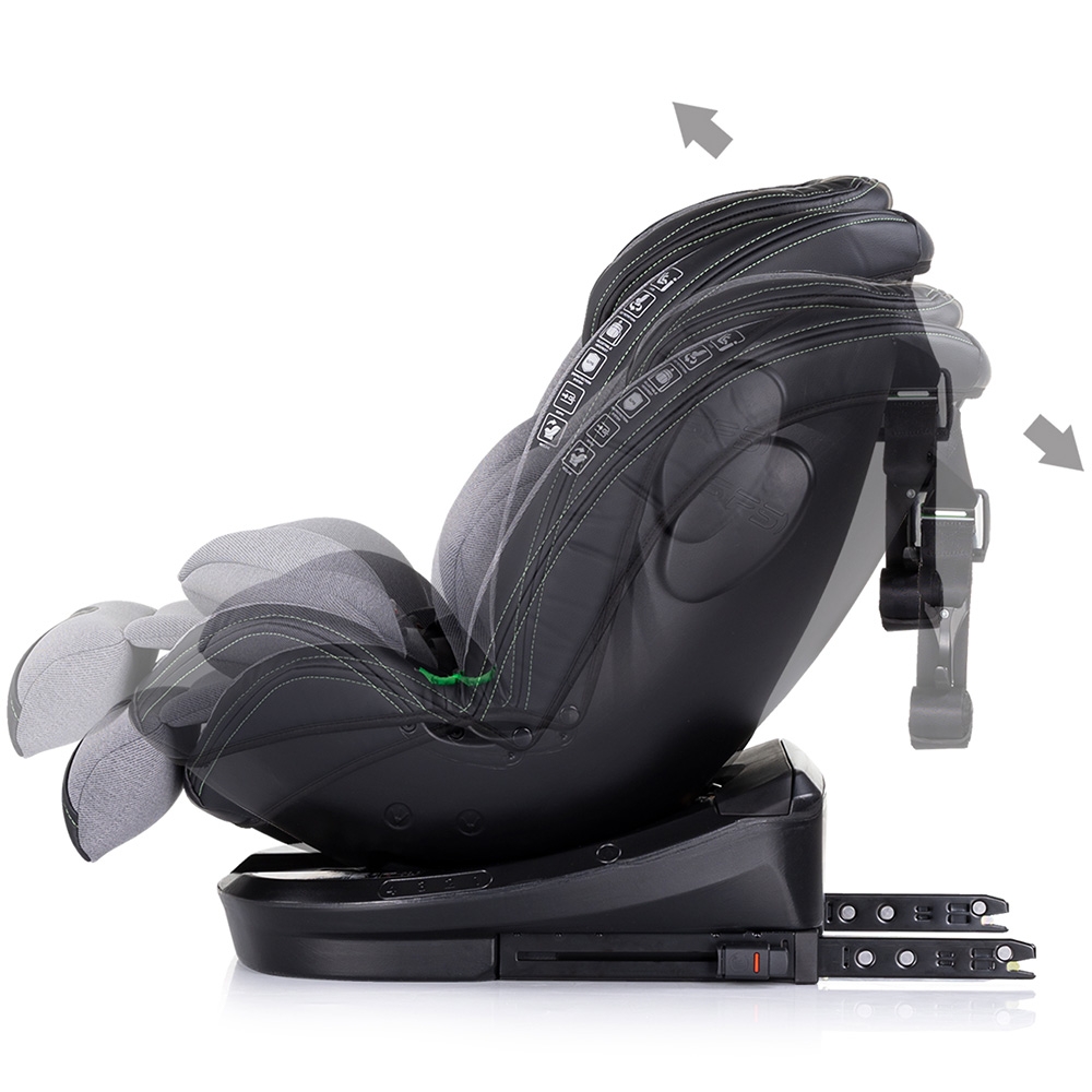 Scaun auto Chipolino Hypnotic Cloud I-Size 40-150 cm cu sistem Isofix, Top tether, Sezut rotativ - 3