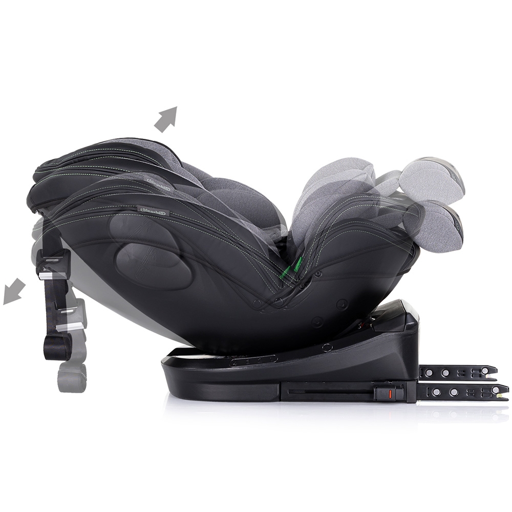 Scaun auto Chipolino Hypnotic Cloud I-Size 40-150 cm cu sistem Isofix, Top tether, Sezut rotativ - 7