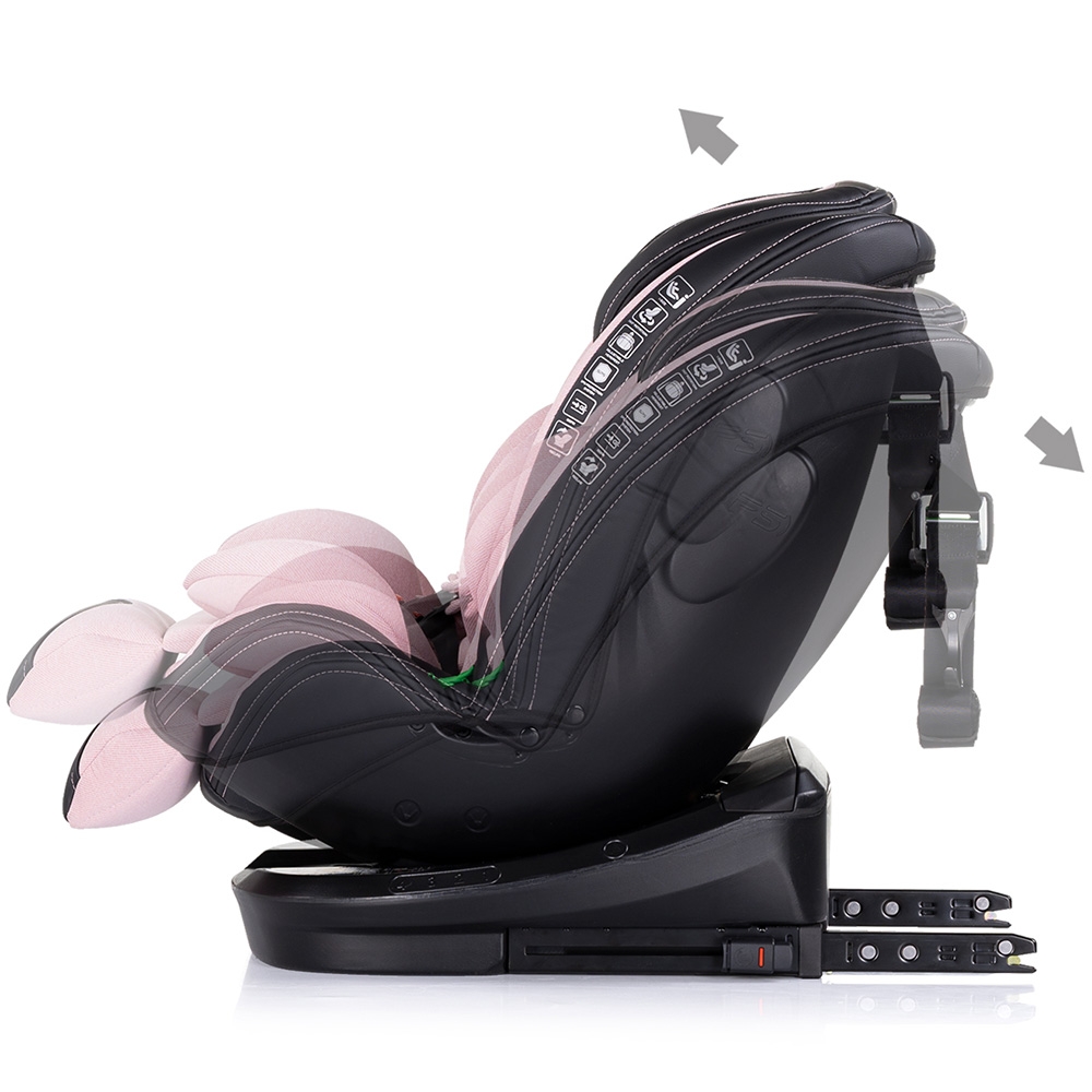 Scaun auto Chipolino Hypnotic Marshmallow I-Size 40-150 cm cu sistem Isofix, Top tether, Sezut rotativ - 3