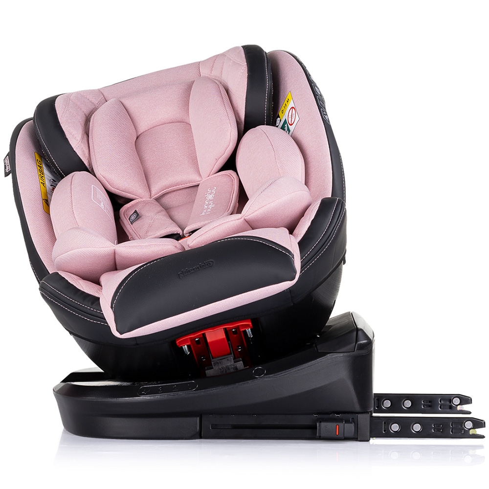 Scaun auto Chipolino Hypnotic Marshmallow I-Size 40-150 cm cu sistem Isofix, Top tether, Sezut rotativ - 4