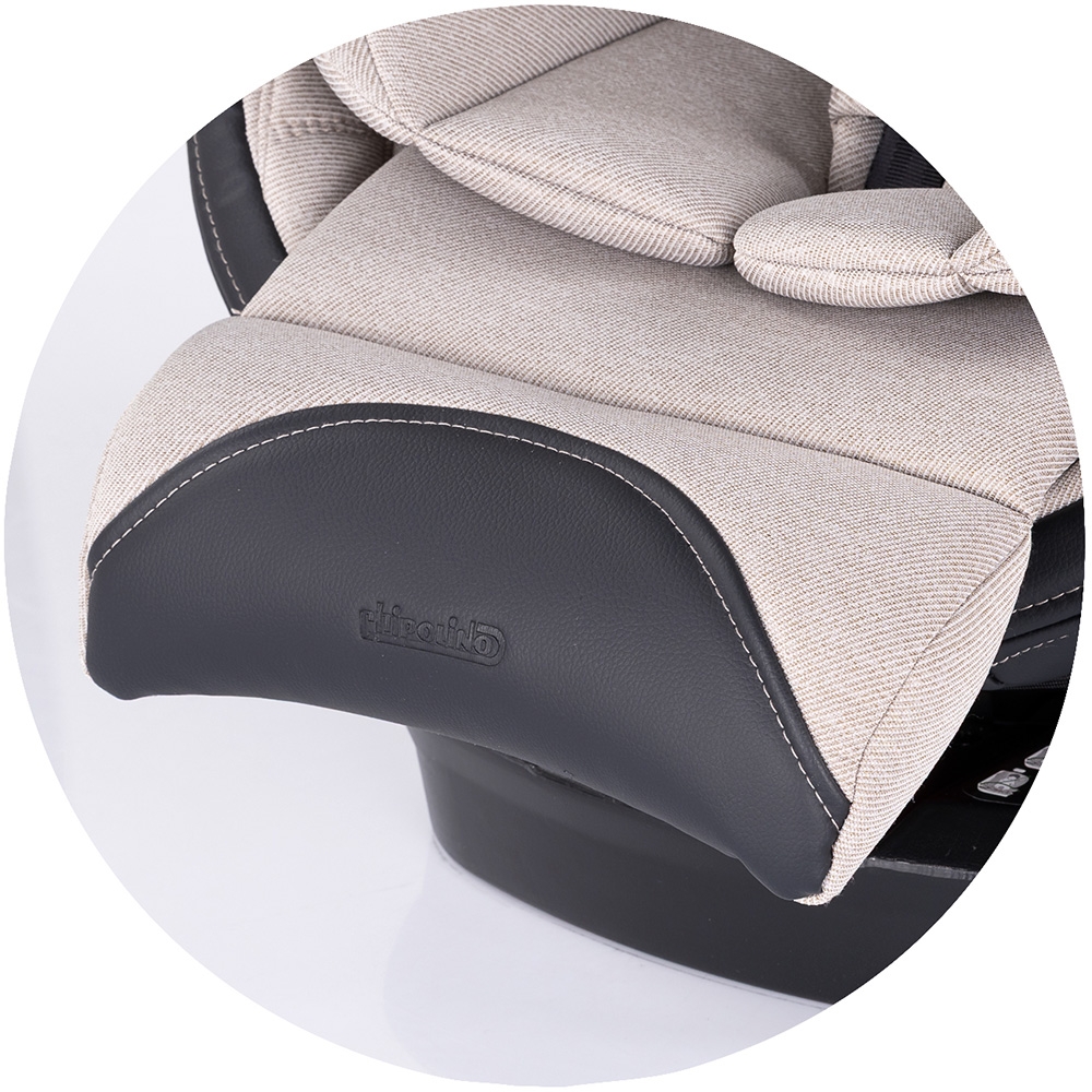 Scaun auto Chipolino Hypnotic Tiramisu I-Size 40-150 cm cu sistem Isofix, Top tether, Sezut rotativ - 2