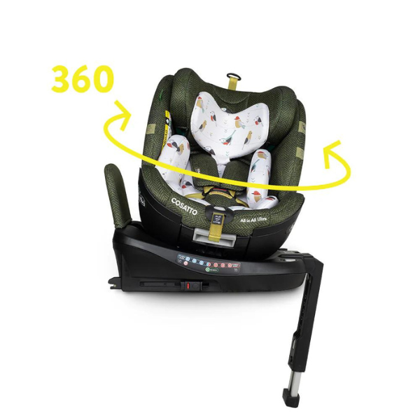Scaun auto Cosatto All In All Ultra Bureau I-Size, Rotatie 360, Tetiera reglabila - 5
