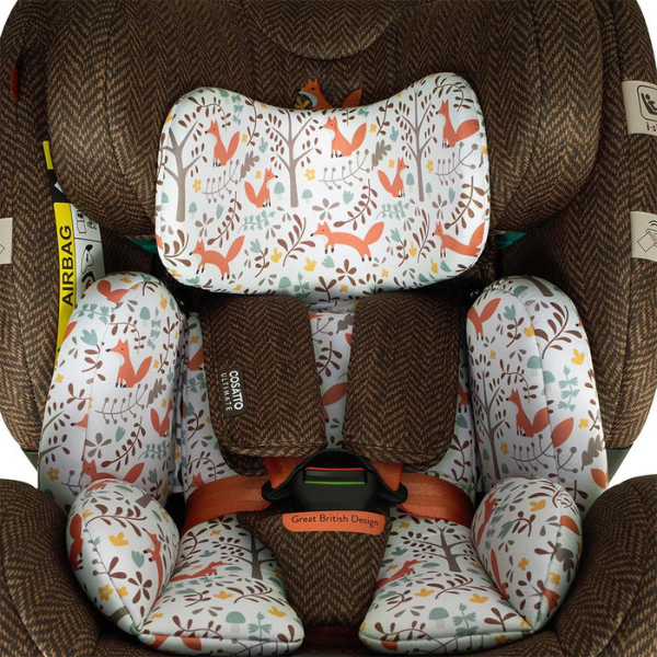 Scaun auto Cosatto All In All Ultra Foxford Hall I-Size, Rotatie 360, Tetiera reglabila - 2