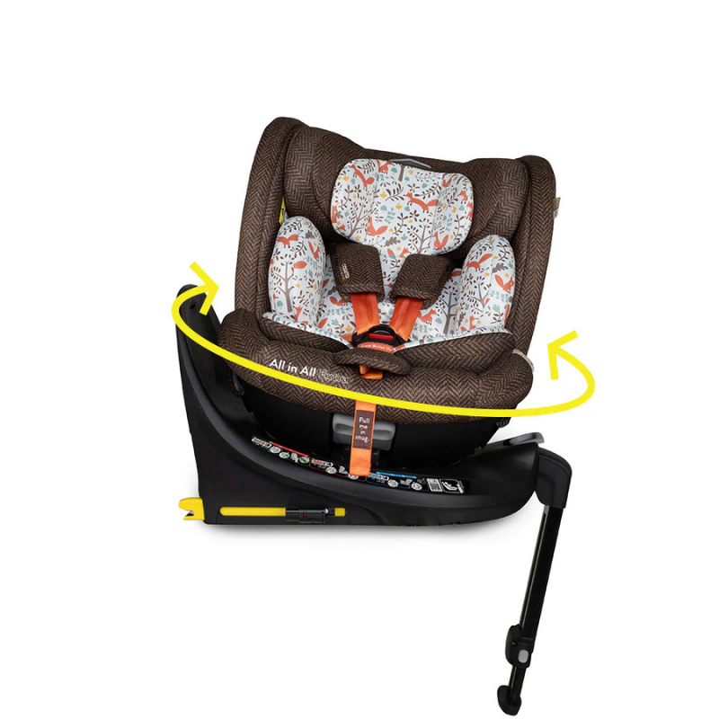 Scaun auto Cosatto All in All Extra Foxford Hall 40-150 cm I-Size, Testare ADAC, Isofix, SIPS, Rotatie 360, Tetiera reglabila - 2