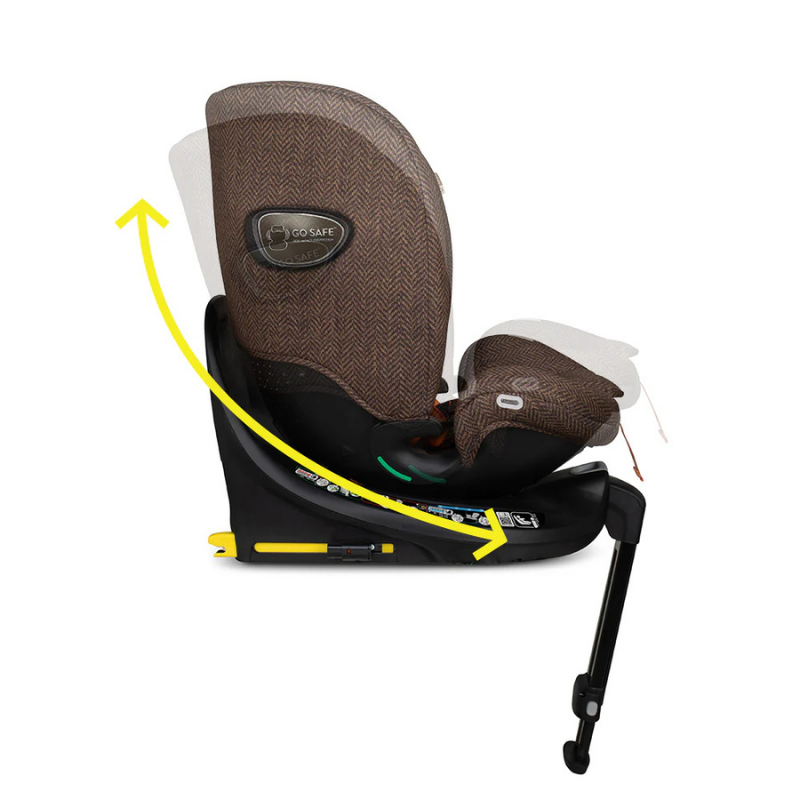 Scaun auto Cosatto All in All Extra Foxford Hall 40-150 cm I-Size, Testare ADAC, Isofix, SIPS, Rotatie 360, Tetiera reglabila - 3
