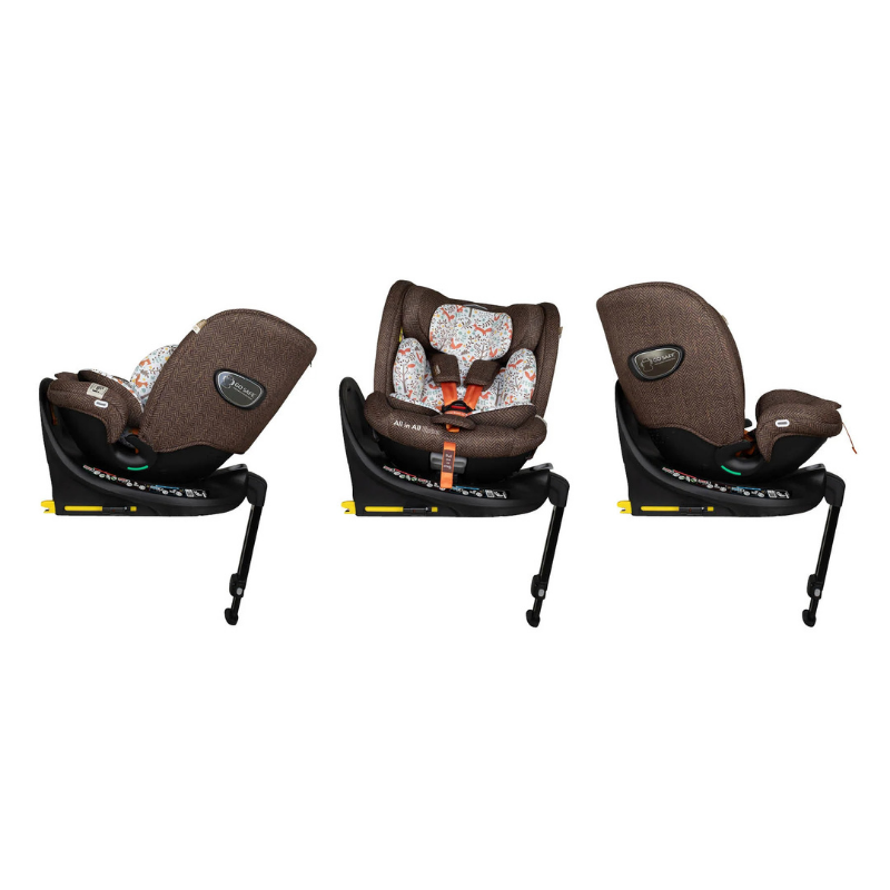 Scaun auto Cosatto All in All Extra Foxford Hall 40-150 cm I-Size, Testare ADAC, Isofix, SIPS, Rotatie 360, Tetiera reglabila - 5