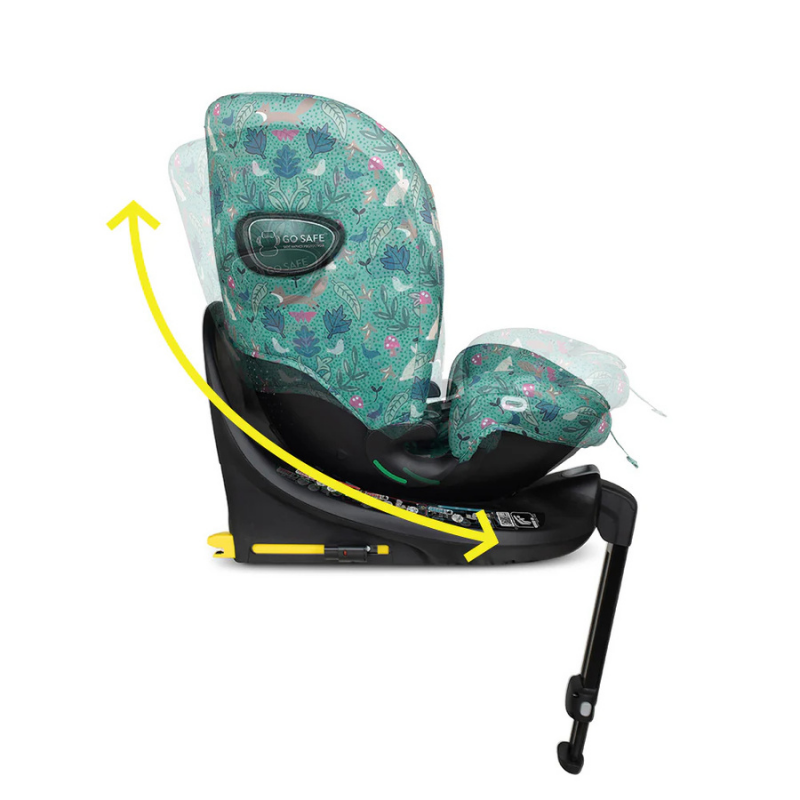 Scaun auto Cosatto All in All Extra Masquerade 40-150 cm I-Size, Testare ADAC, Isofix, SIPS, Rotatie 360, Tetiera reglabila