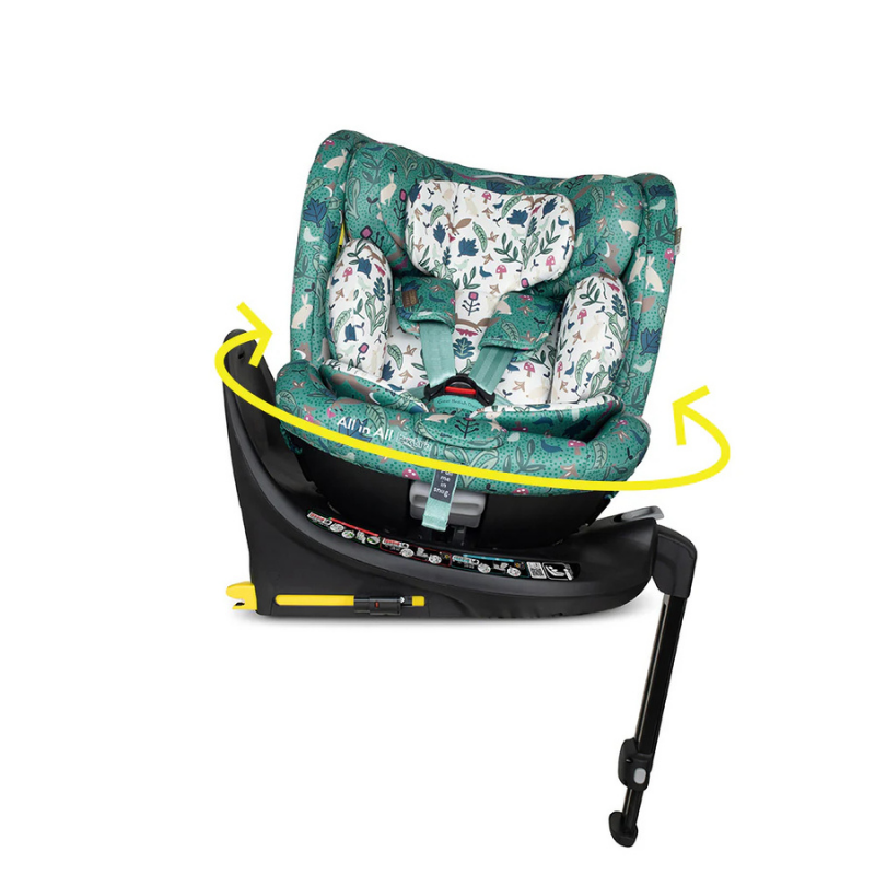 Scaun auto Cosatto All in All Extra Masquerade 40-150 cm I-Size, Testare ADAC, Isofix, SIPS, Rotatie 360, Tetiera reglabila - 1