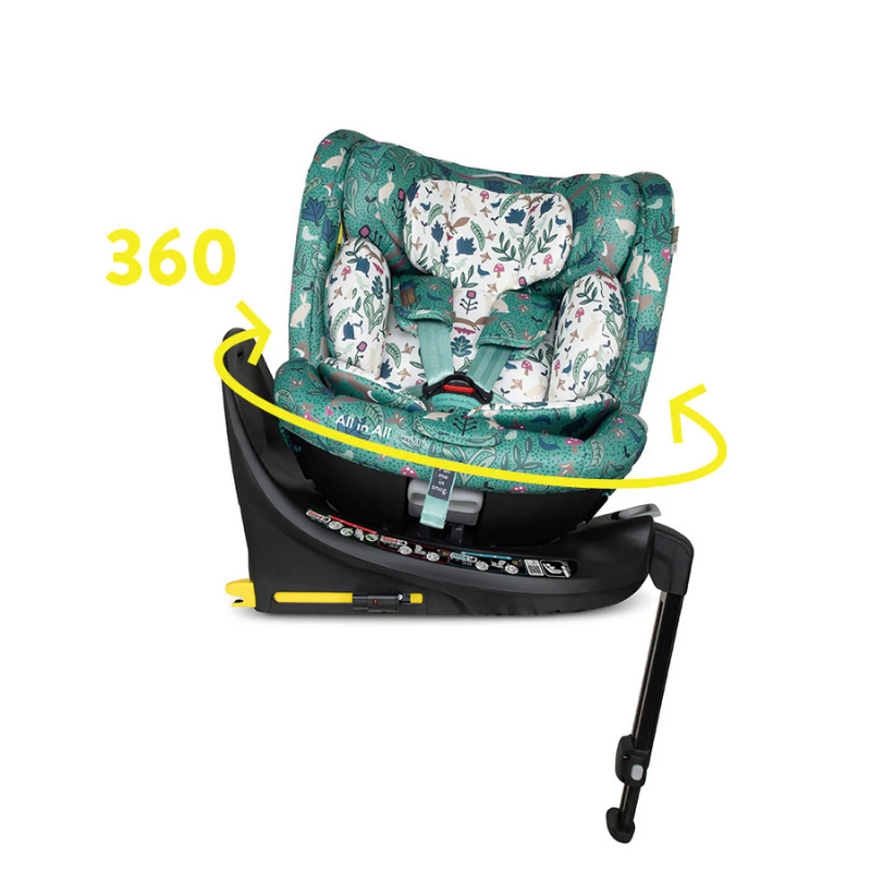Scaun auto Cosatto All in All Extra Masquerade 40-150 cm I-Size, Testare ADAC, Isofix, SIPS, Rotatie 360, Tetiera reglabila - 3