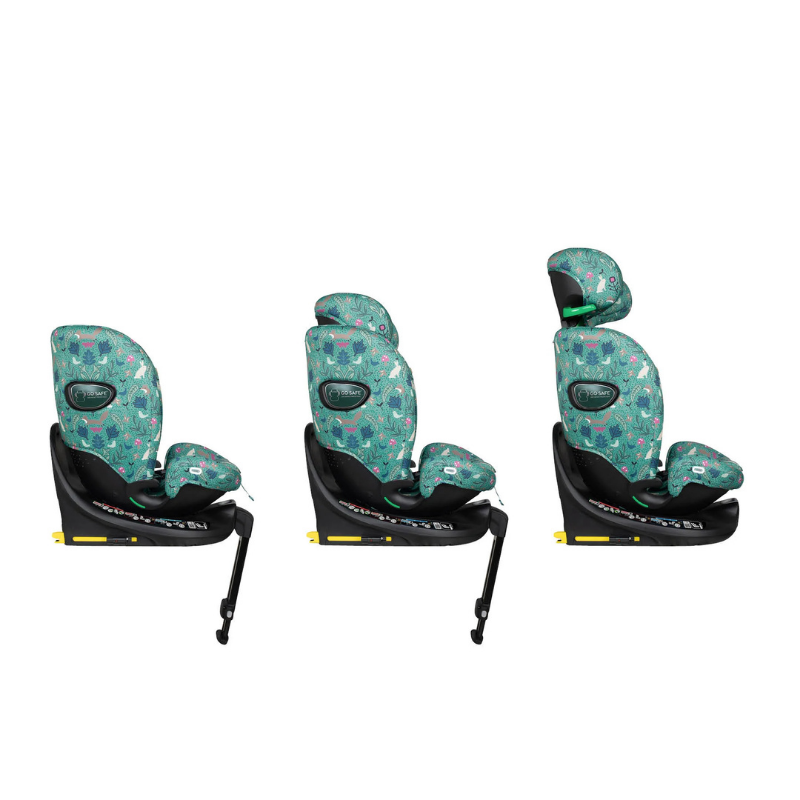 Scaun auto Cosatto All in All Extra Masquerade 40-150 cm I-Size, Testare ADAC, Isofix, SIPS, Rotatie 360, Tetiera reglabila - 4