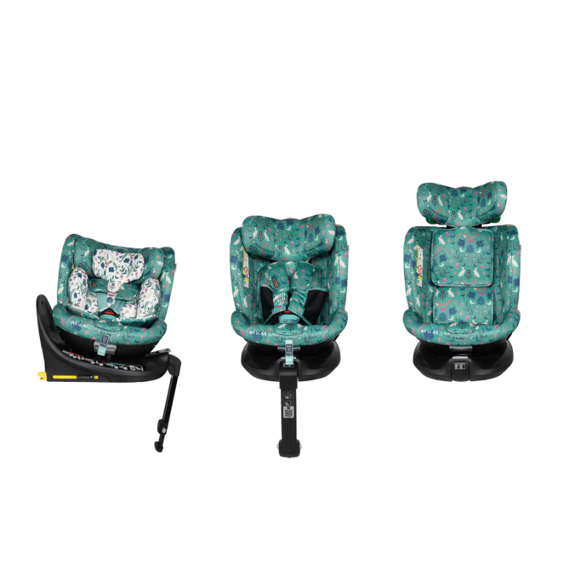 Scaun auto Cosatto All in All Extra Masquerade 40-150 cm I-Size, Testare ADAC, Isofix, SIPS, Rotatie 360, Tetiera reglabila - 5