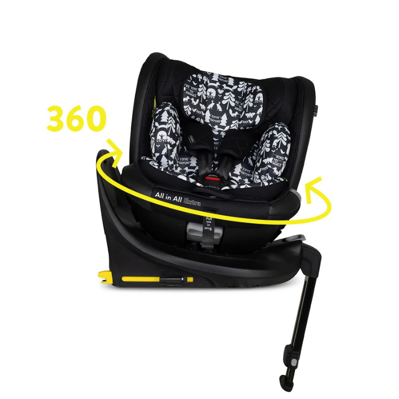 Scaun auto Cosatto All in All Extra Silhouette 40-150 cm I-Size, Testare ADAC, Isofix, SIPS, Rotatie 360, Tetiera reglabila