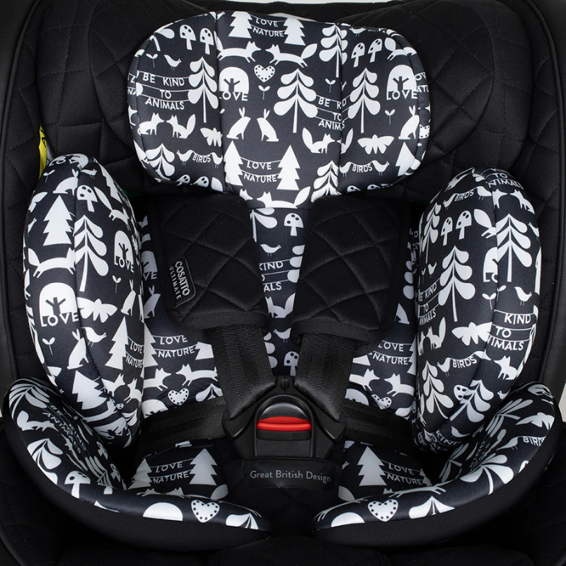 Scaun auto Cosatto All in All Extra Silhouette 40-150 cm I-Size, Testare ADAC, Isofix, SIPS, Rotatie 360, Tetiera reglabila - 2
