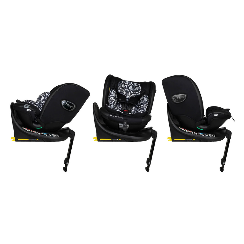 Scaun auto Cosatto All in All Extra Silhouette 40-150 cm I-Size, Testare ADAC, Isofix, SIPS, Rotatie 360, Tetiera reglabila - 4