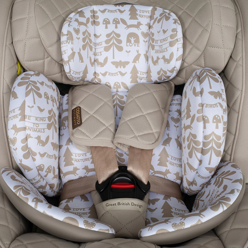 Scaun auto Cosatto All in All Extra Whisper 40-150 cm I-Size, Testare ADAC, Isofix, SIPS, Rotatie 360, Tetiera reglabila - 2