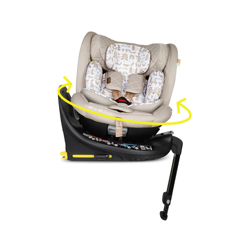 Scaun auto Cosatto All in All Extra Whisper 40-150 cm I-Size, Testare ADAC, Isofix, SIPS, Rotatie 360, Tetiera reglabila - 4