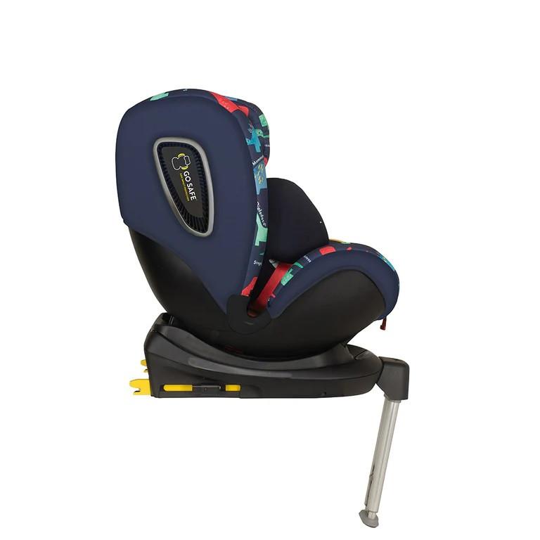 Scaun auto Cosatto Come and Go D is for Dino I-Size, Rotativ 360, Isofix, 40-105 cm - 4