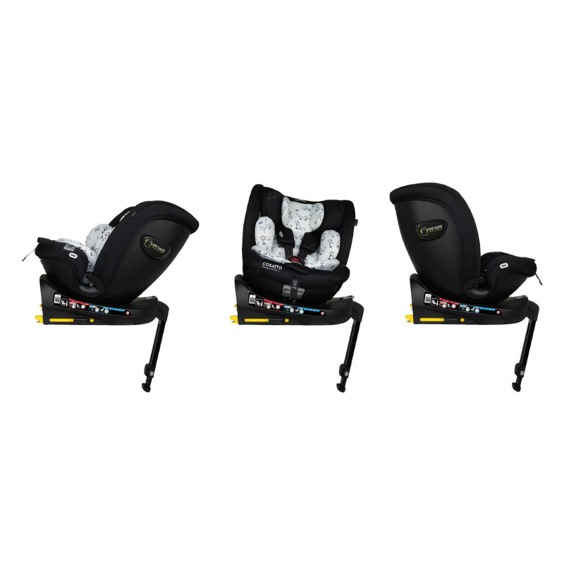 Scaun auto Cosatto Come and go 2 Foxed, I-Size, Testat ADAC, Rotatie 360, SIPS, Isofix, Tetiera reglabila