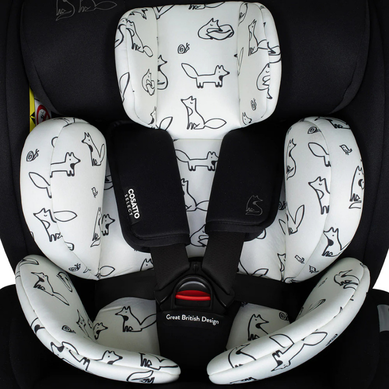 Scaun auto Cosatto Come and go 2 Foxed, I-Size, Testat ADAC, Rotatie 360, SIPS, Isofix, Tetiera reglabila - 4