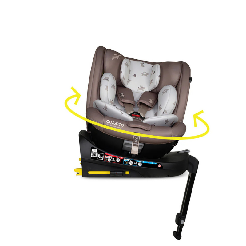 Scaun auto Cosatto Come and go 2 Lollop, I-Size, Testat ADAC, Rotatie 360, SIPS, Isofix, Tetiera reglabila - 4