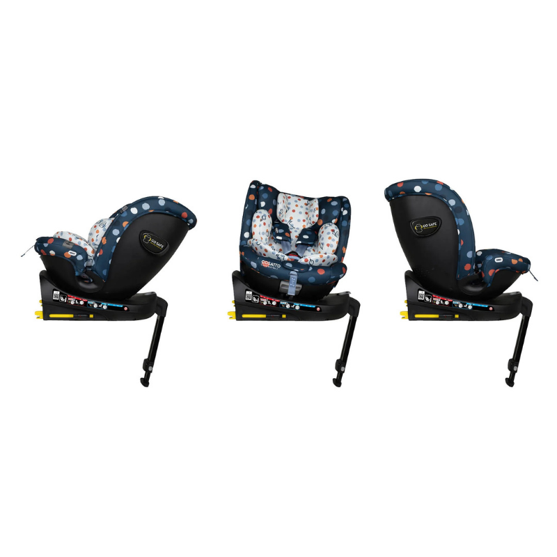 Scaun auto Cosatto Come and go 2 Spot On, I-Size, Testat ADAC, Rotatie 360, SIPS, Isofix, Tetiera reglabila - 1