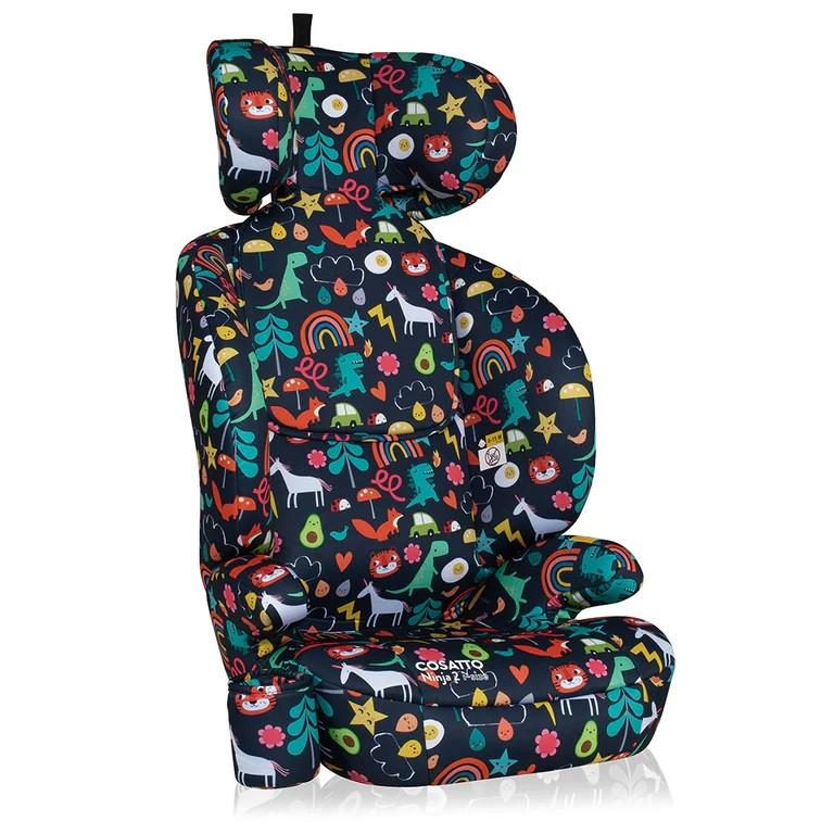 Scaun auto Cosatto Ninja 2 I-Size Carnival cu isofix, tetiera reglabila, cotiere, suport pahar, husa lavabila - 4