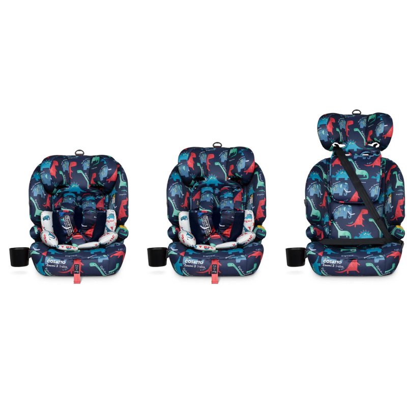 Scaun auto Cosatto Zoomi 3 I-Size D Is For Dino isofix, top-tether, suport pahar - 3