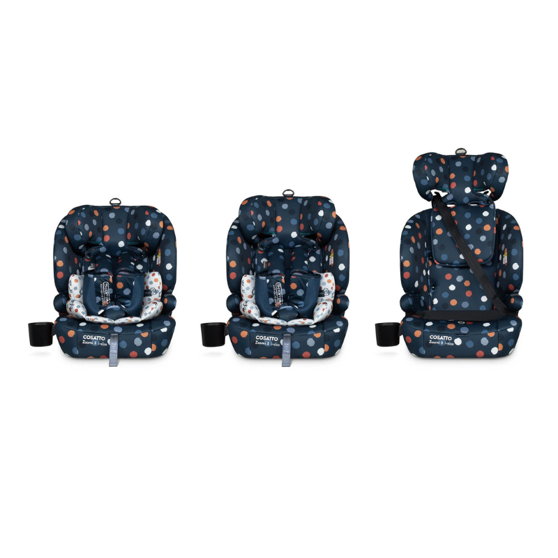 Scaun auto Cosatto Zoomi 3 I-Size Spot On isofix, top-tether, suport pahar - 4 | YEO