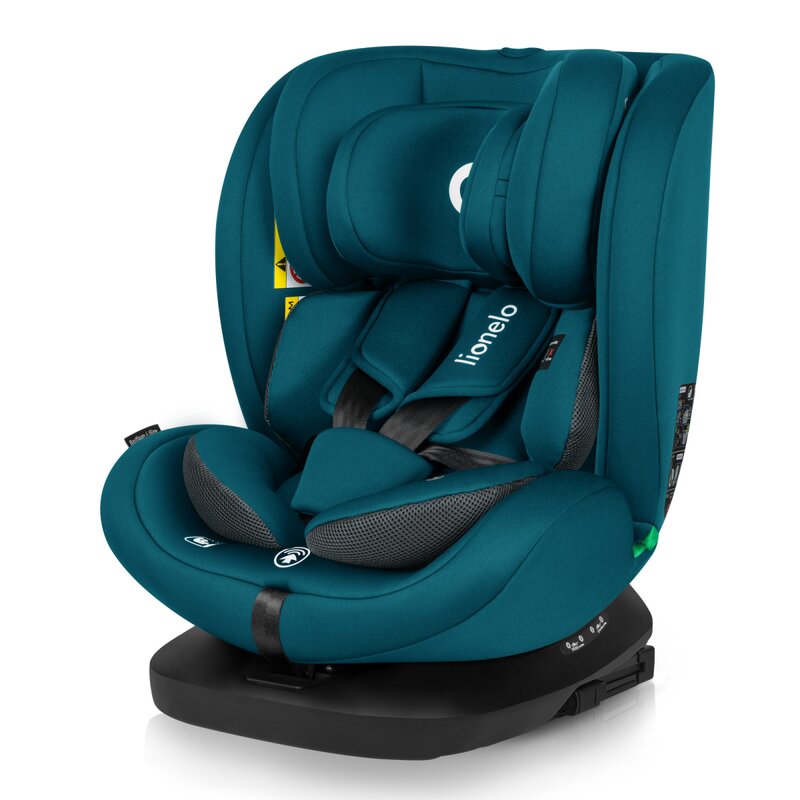 Scaun auto, Lionelo, Bastiaan i-Size, 4 in 1, Protectie laterala, Spatar inclinabil in 4 pozitii, Tetiera reglabila in 7 pozitii, Rotire 360 grade, Top Tether, 0-36 Kg, 40-150 cm, Isofix, Conform ECE R12903, Albastru Indigo