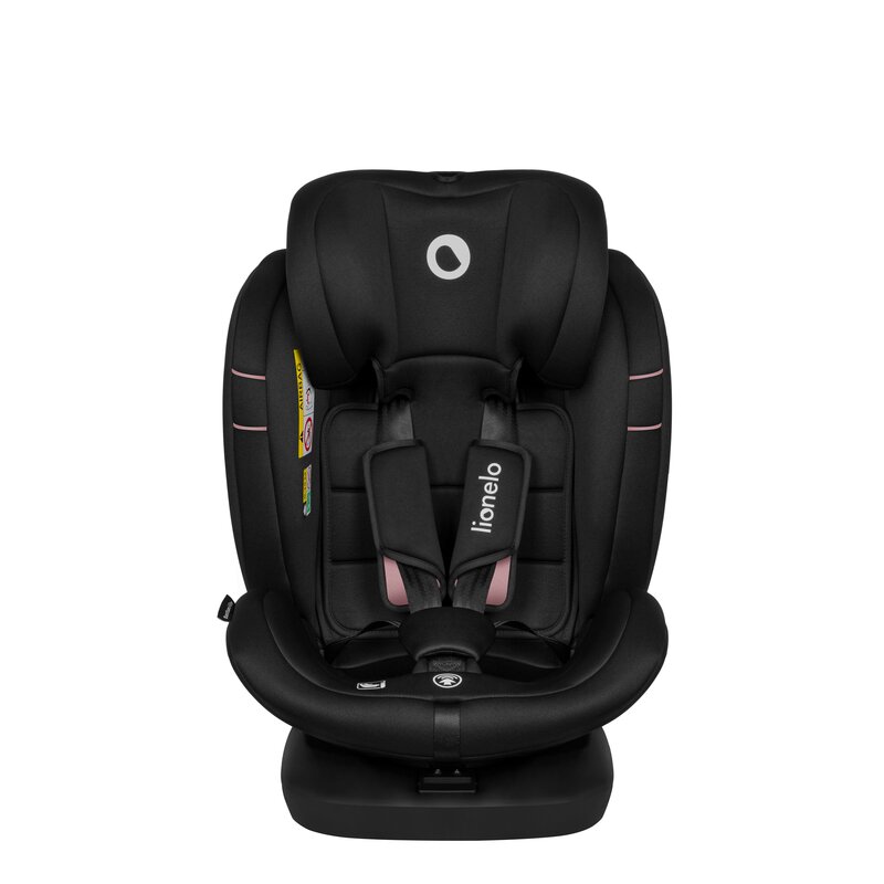 Scaun auto, Lionelo, Bastiaan i-Size, 4 in 1, Protectie laterala, Spatar inclinabil in 4 pozitii, Tetiera reglabila in 7 pozitii, Rotire 360 grade, Top Tether, 0-36 Kg, 40-150 cm, Isofix, Conform ECE R12903, Roz deschis - 1 | YEO
