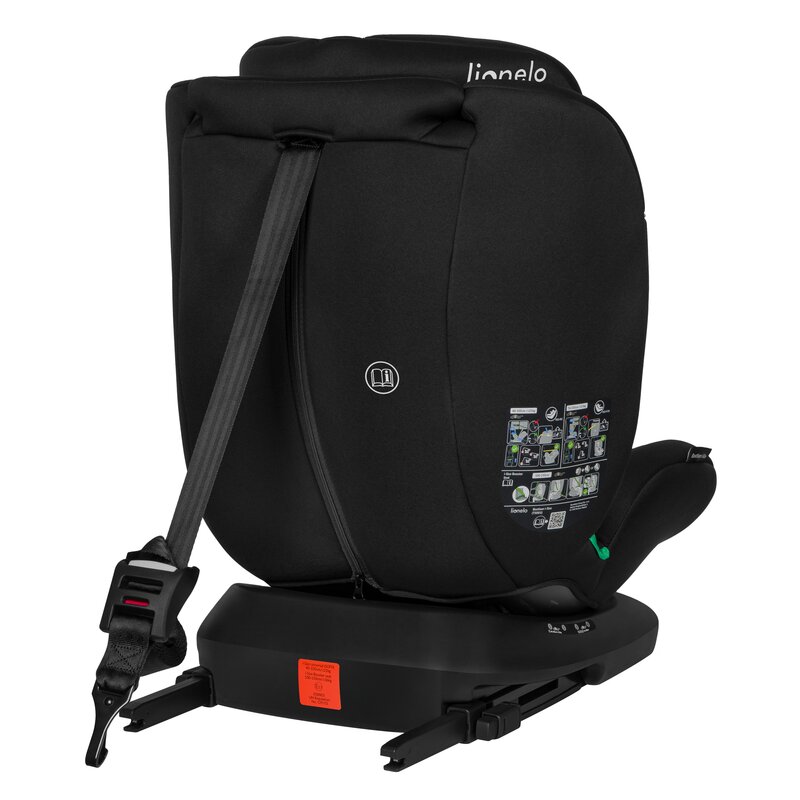 Scaun auto, Lionelo, Bastiaan i-Size, 4 in 1, Protectie laterala, Spatar inclinabil in 4 pozitii, Tetiera reglabila in 7 pozitii, Rotire 360 grade, Top Tether, 0-36 Kg, 40-150 cm, Isofix, Conform ECE R12903, Roz deschis - 3