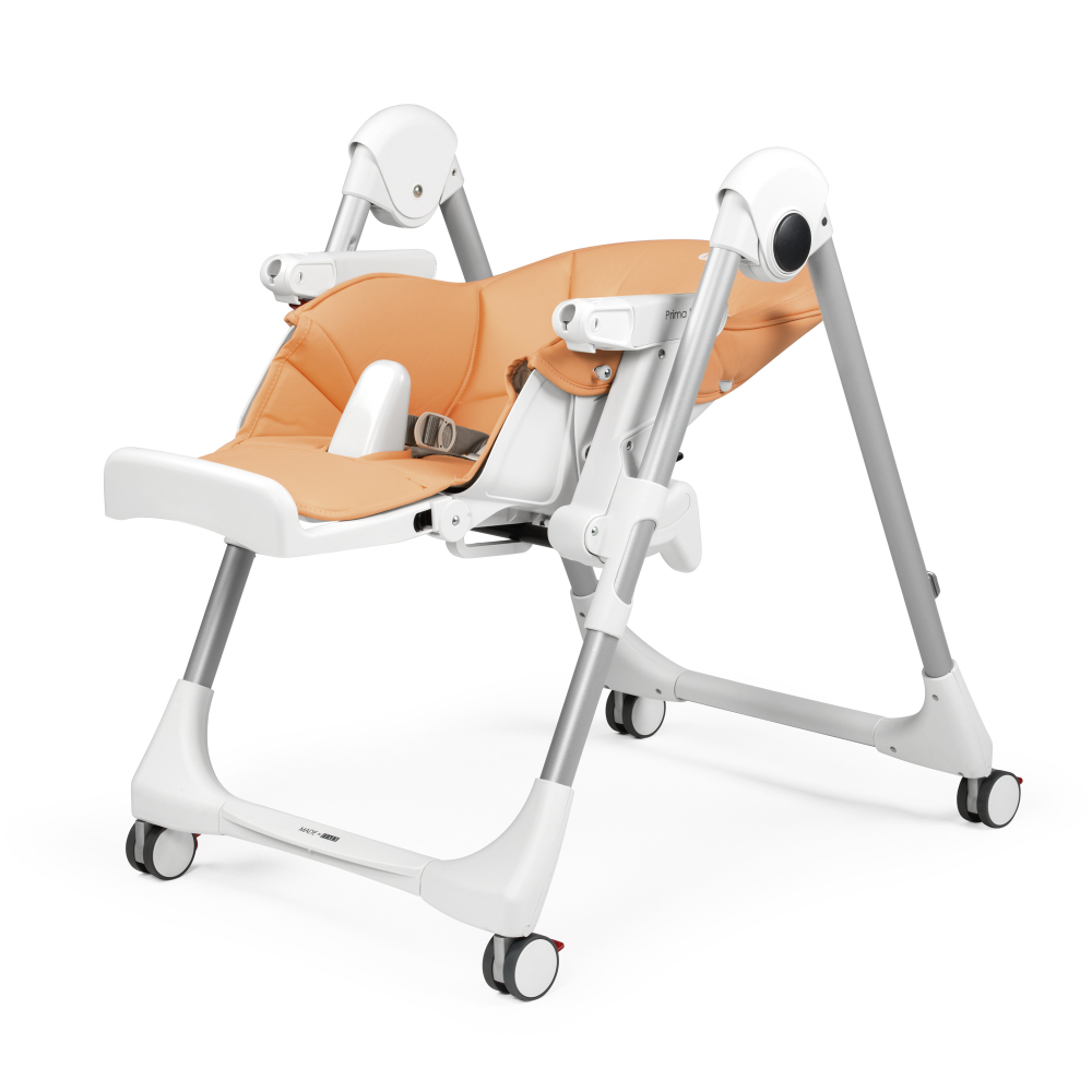 Scaun de masa Peg Perego 2 in 1 Prima Pappa Zero Follow Me Peach Portocaliu - 1 | YEO