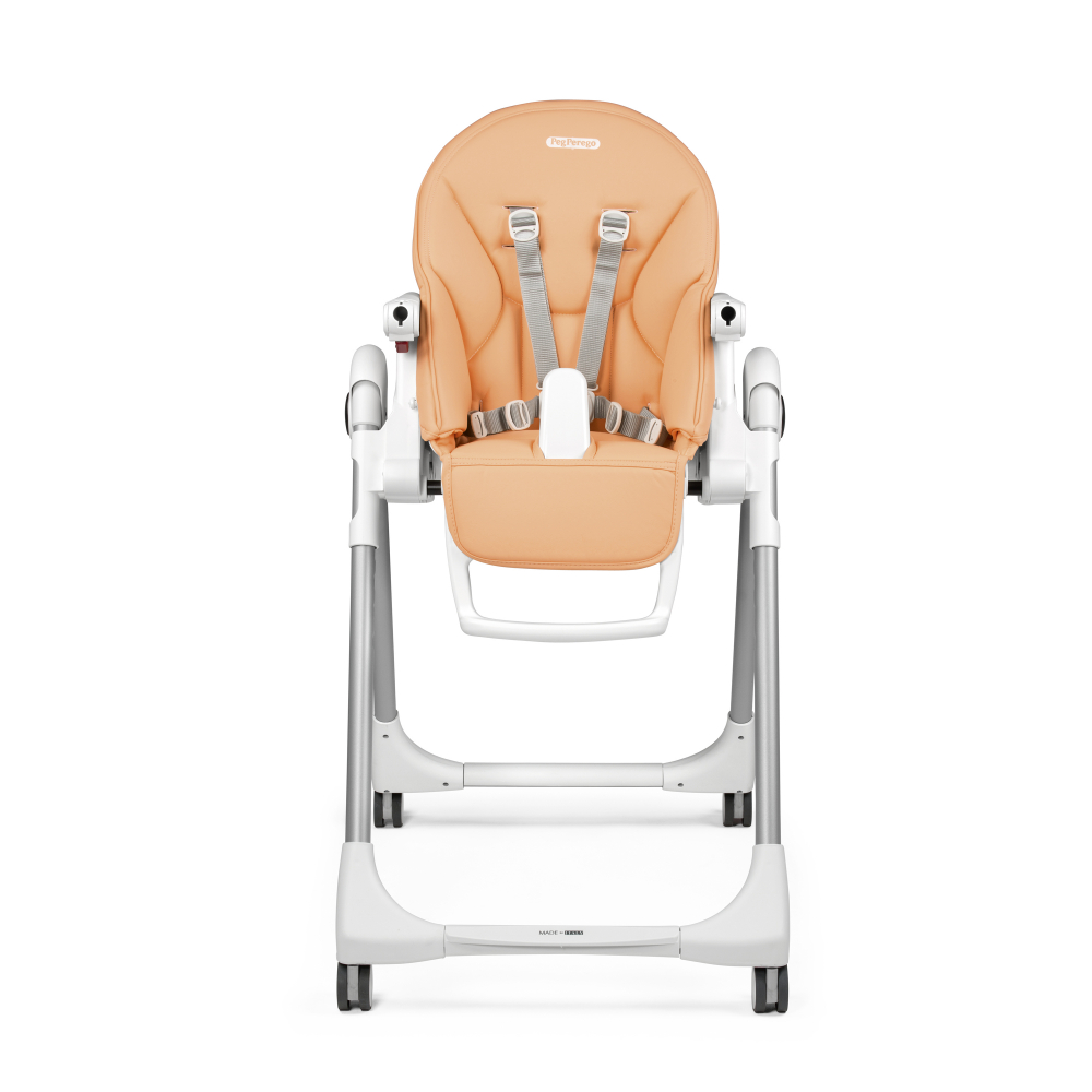 Scaun de masa Peg Perego 2 in 1 Prima Pappa Zero Follow Me Peach Portocaliu - 2 | YEO