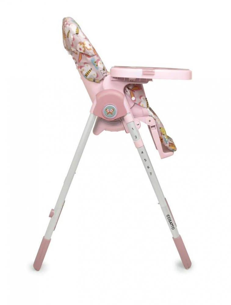 Scaun de masa Cosatto Noodle Butterfly 0+, greutate admisa 15 kg, 5 pozitii inclinare spatar