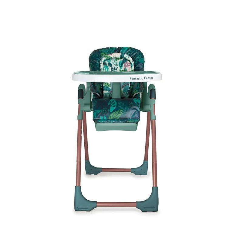 Scaun de masa Cosatto Noodle Midnight Jungle 0+, greutate admisa 15 kg, 5 pozitii inclinare spatar - 1 | YEO
