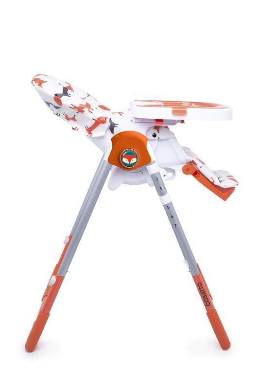Scaun de masa Cosatto Noodle Mister Fox 0+, greutate admisa 15 kg, 5 pozitii inclinare spatar