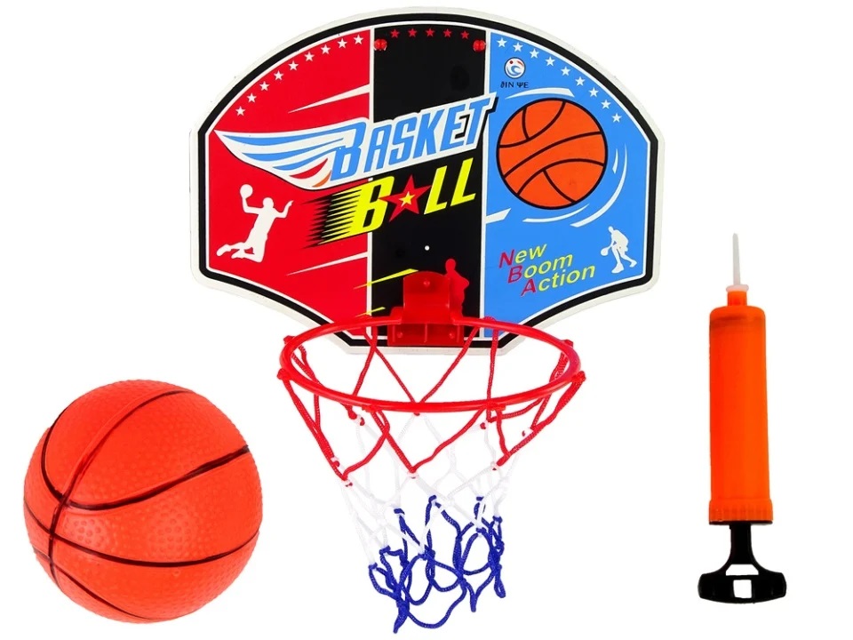 Set cos de baschet cu minge si pompa Enthusiast Sport - 3 | YEO