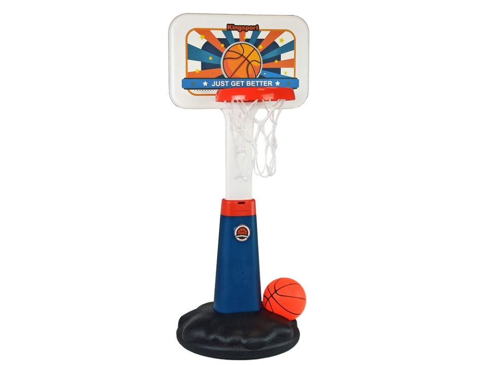 Set cos de baschet pentru copii 125 cm cu minge si pompa