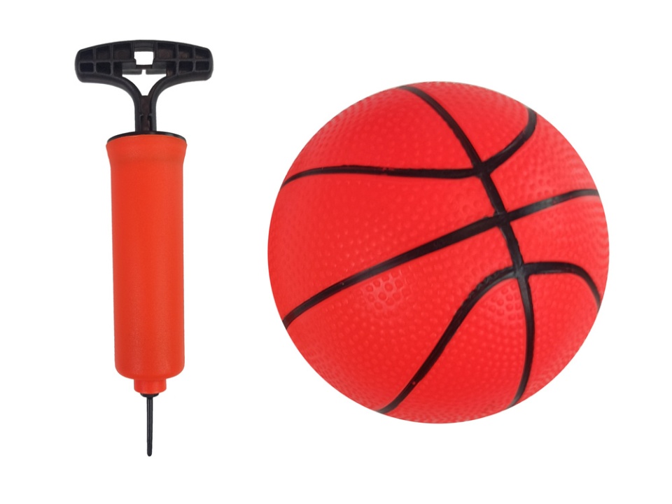 Set cos de baschet pentru copii 125 cm cu minge si pompa - 2 | YEO