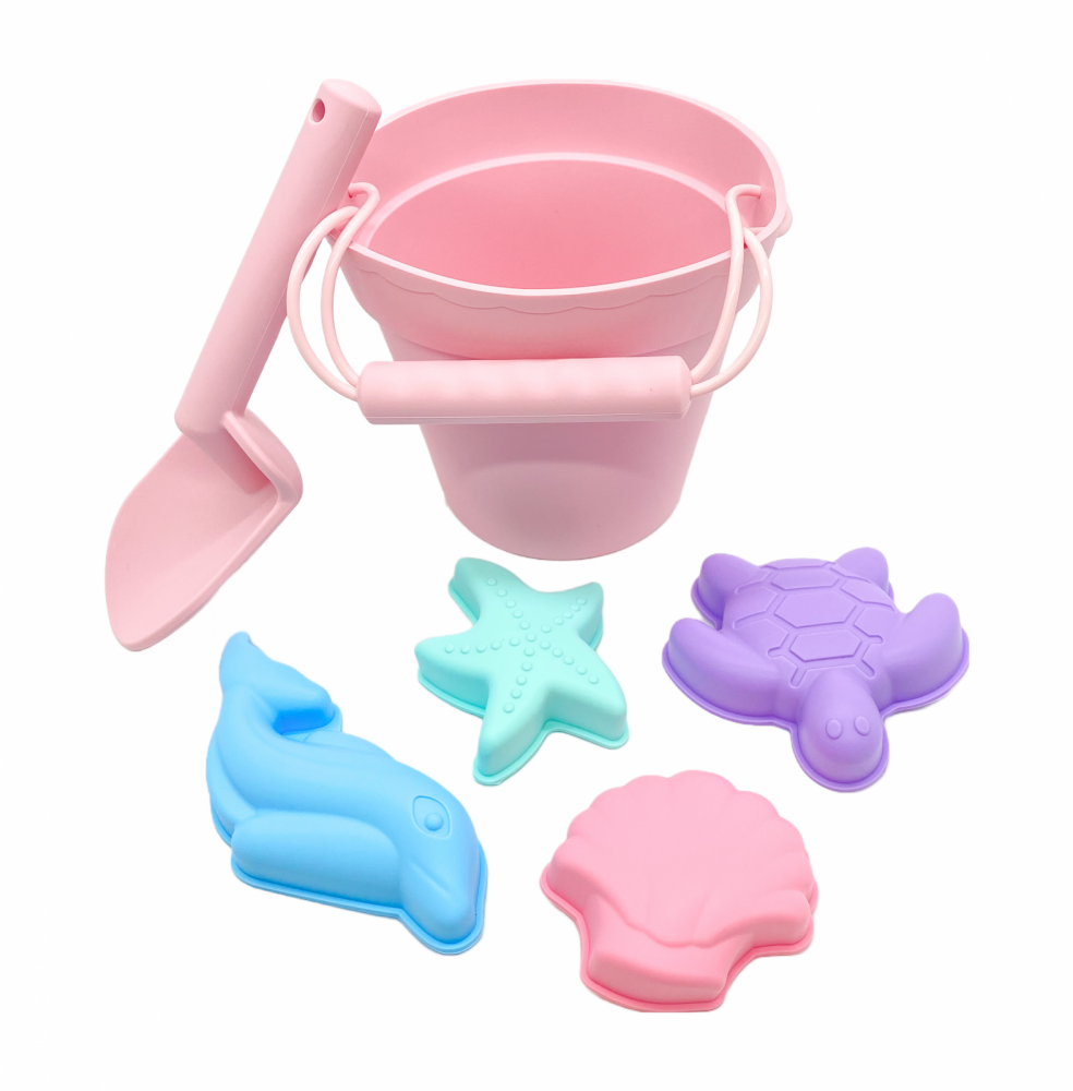 Set jucarii pentru plaja Zuluff Roz - 2 | YEO
