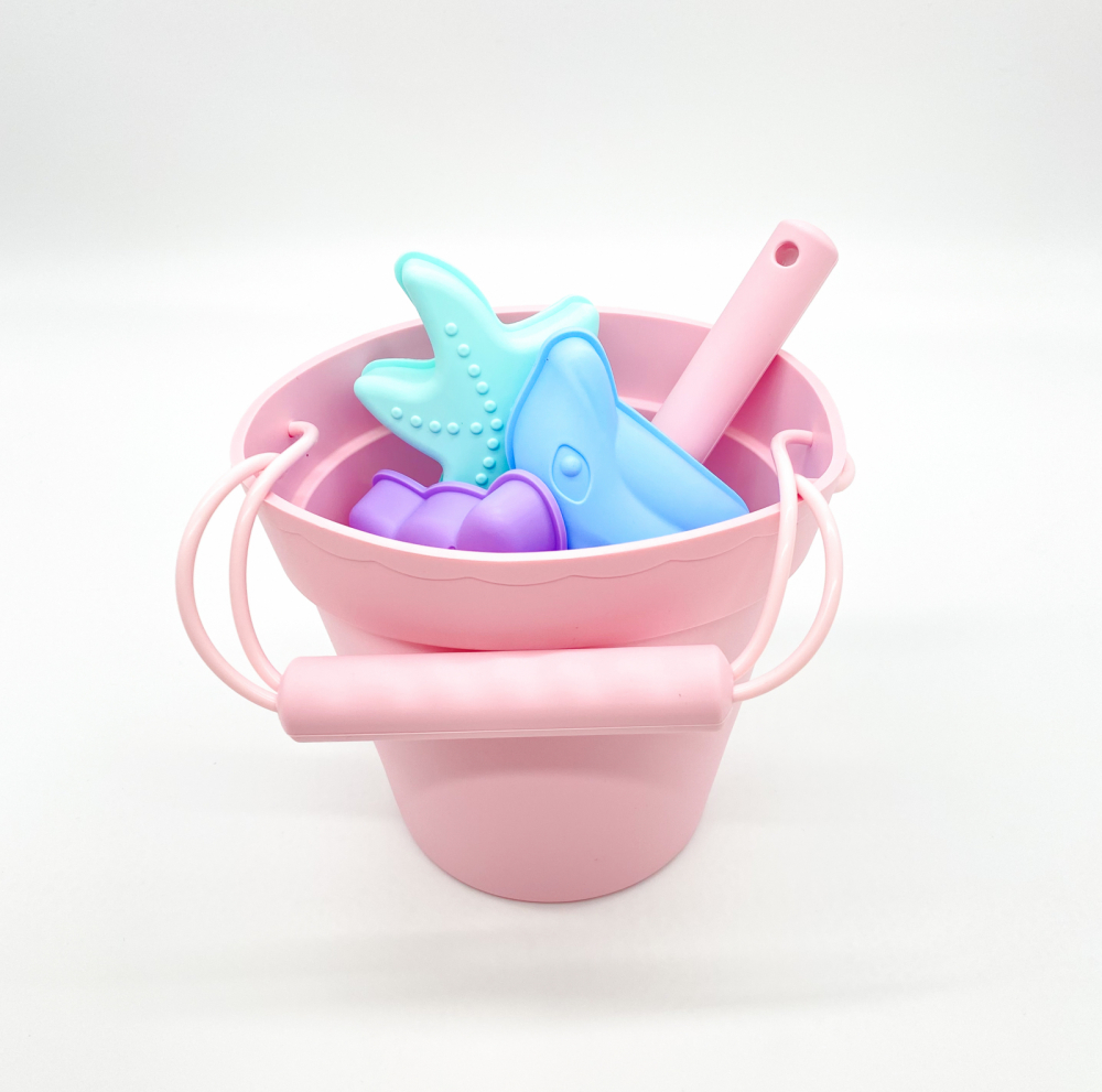 Set jucarii pentru plaja Zuluff Roz