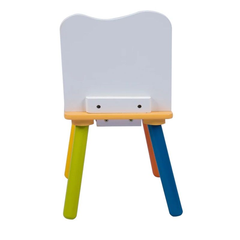 Set masuta si 2 scaunele cu spatar pentru copii Ginger Home Ocean Animals din lemn, Margini rotunjite,potrivit pentru activitatiteme,gradinita,after school,greutate suportata 40kg - 6