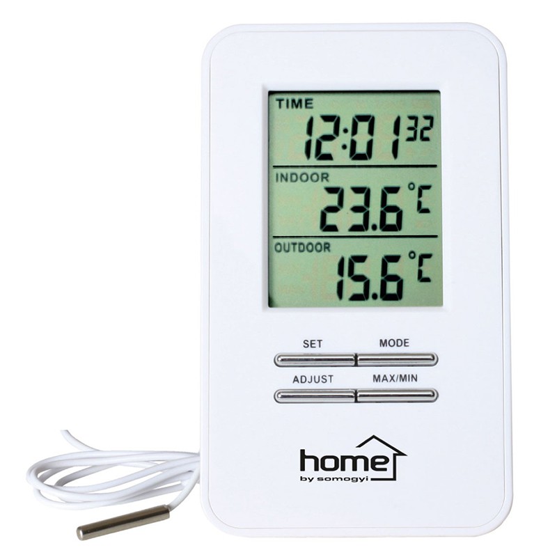 Statie meteo digitala, interior si exterior, ceas cu alarma inclus, home