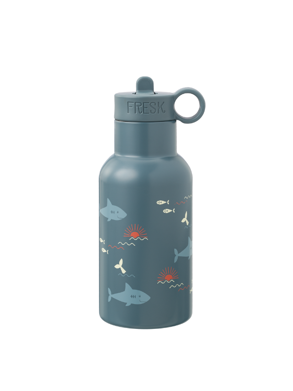 Sticla esentiala termos pentru copii model Rechin 350 ml