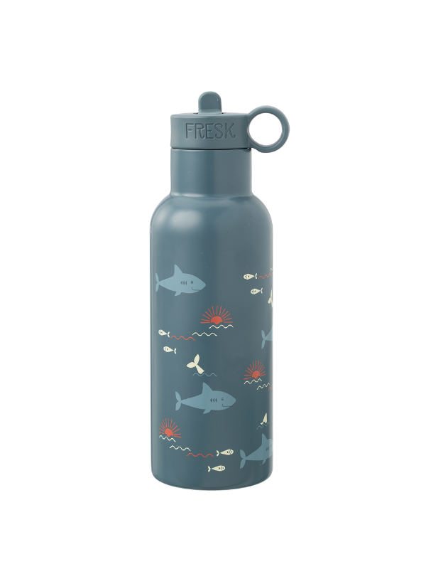 Sticla esentiala termos pentru copii model Rechin 500 ml