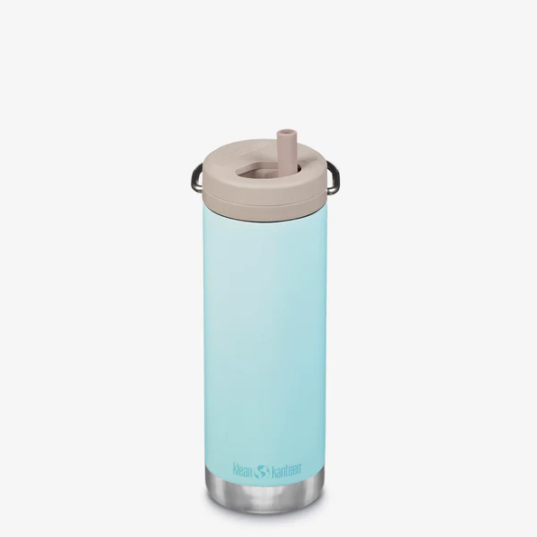 Sticla termica TK Wide Twist Cap Klean Kanteen Blue Tint 473 ml