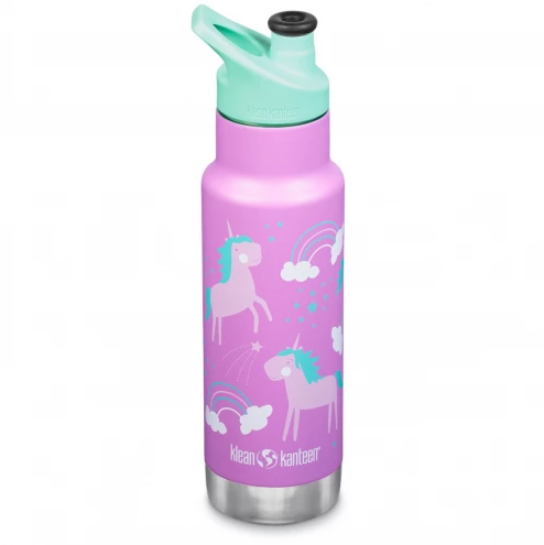 Sticla termos cu capac sport Kid Classic Klean Kanteen Narrow Unicorns 355 ml