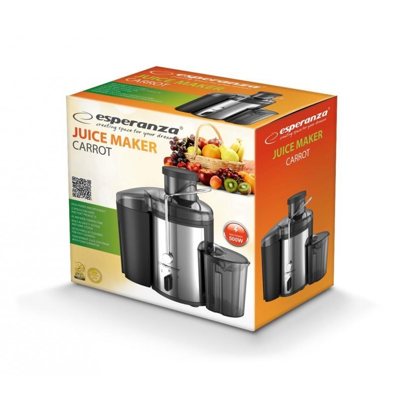 Storcator de fructe 2 viteze, putere 500w, esperanza carrot - 3 | YEO